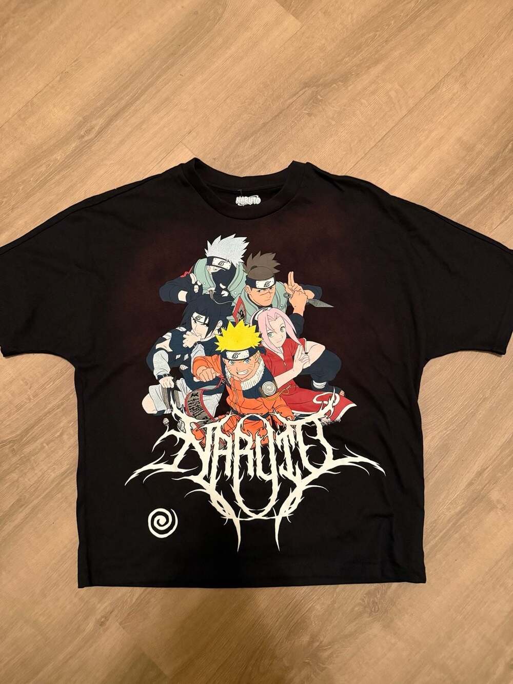 Naruto Graphic T-Shirt Black (M)